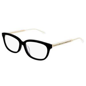 Authentic Gucci Eyeglasses GG0568OA 001 Black Square Frames 55MM RX-ABLE